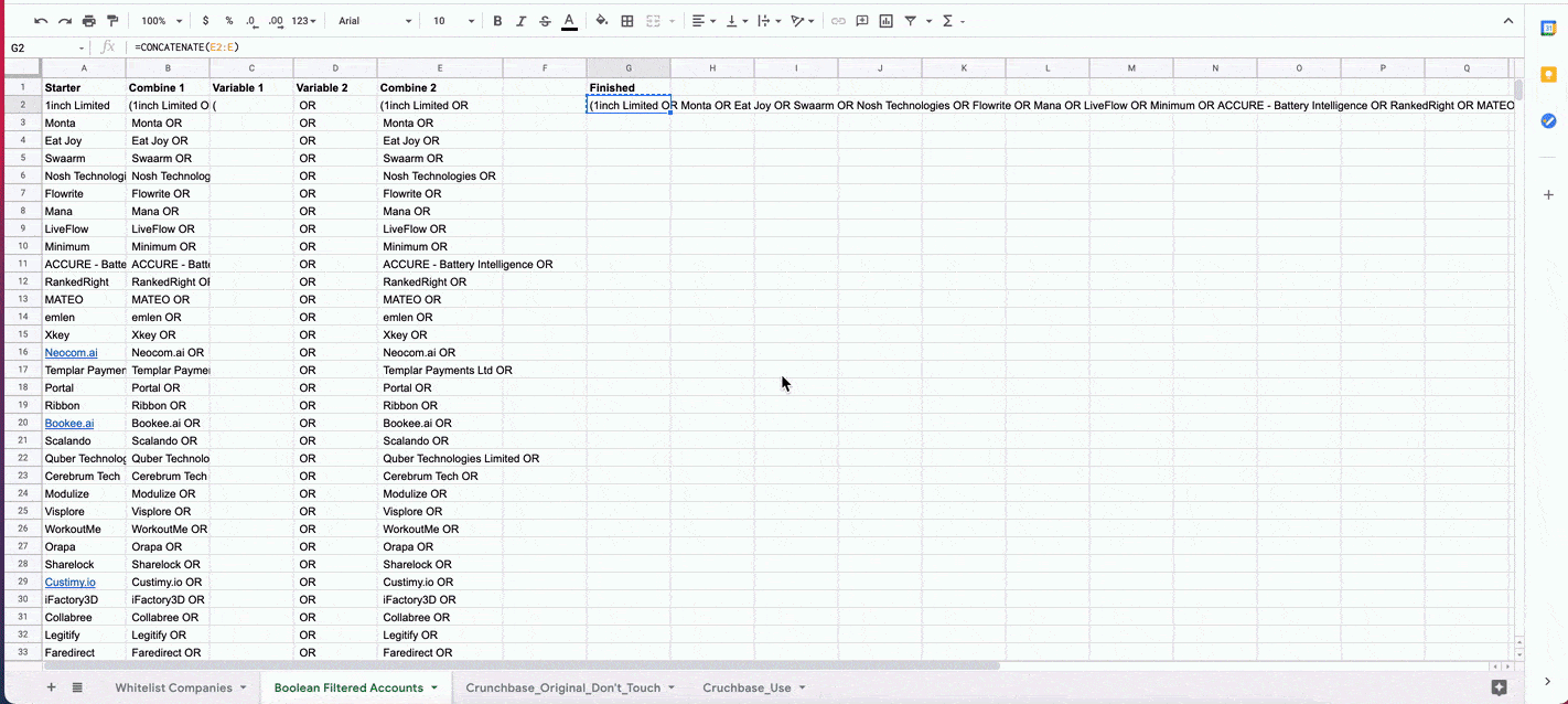 Astuces sales navigators filtres
