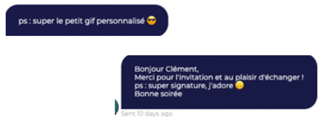 Réponses clients Leadin