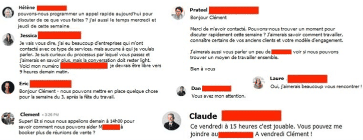 Résultats de nos campagnes de prospection